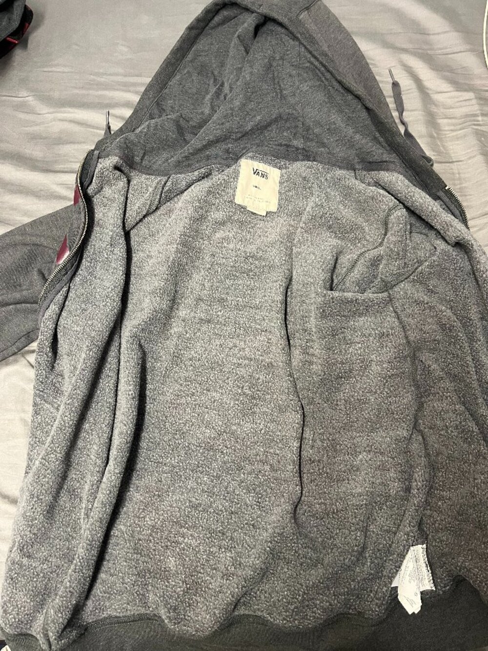 Vans Gray Zip-up Hoodie